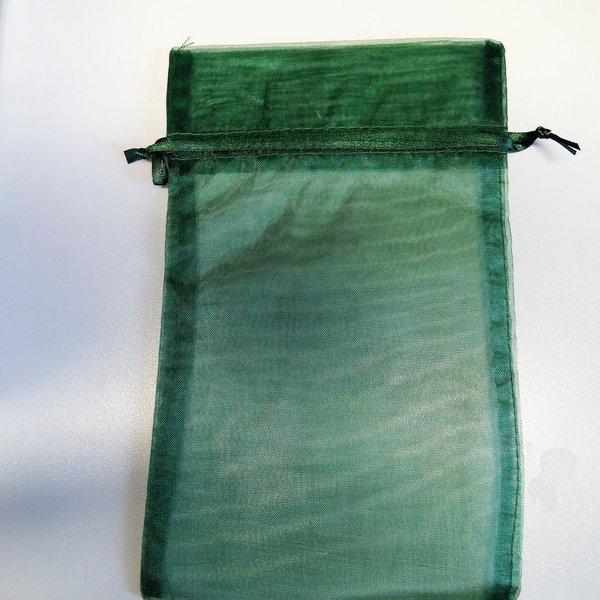 Organzabeutel - Größe S - Geschenkverpackung, Grün 1 Stück