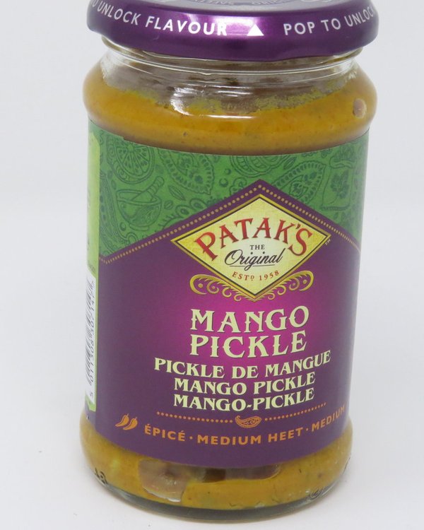 Eingelegte Mango "Mango Pickle", MEDIUM - Pataks 283g
