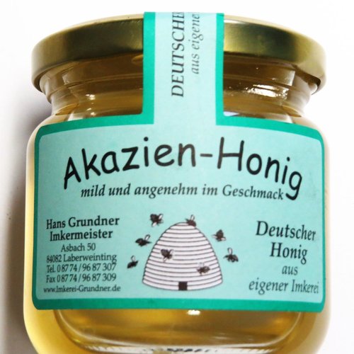 250g Akazien-Honig - Deutscher Honig - mild und angenehm im Geschmack