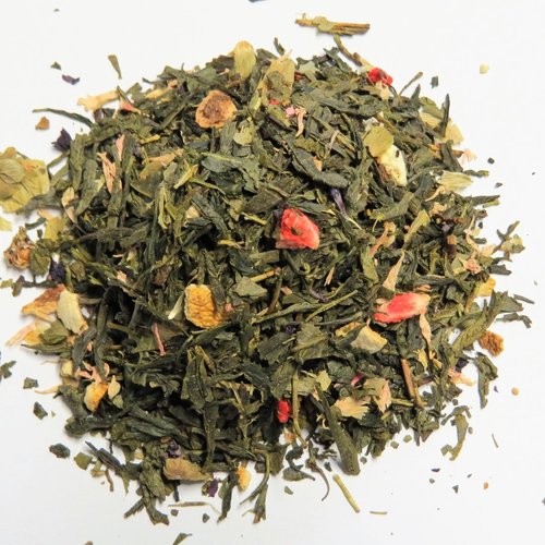 100g Grüner Tee Natürliches Leben (mit Erdbeer-Lemongras Note)
