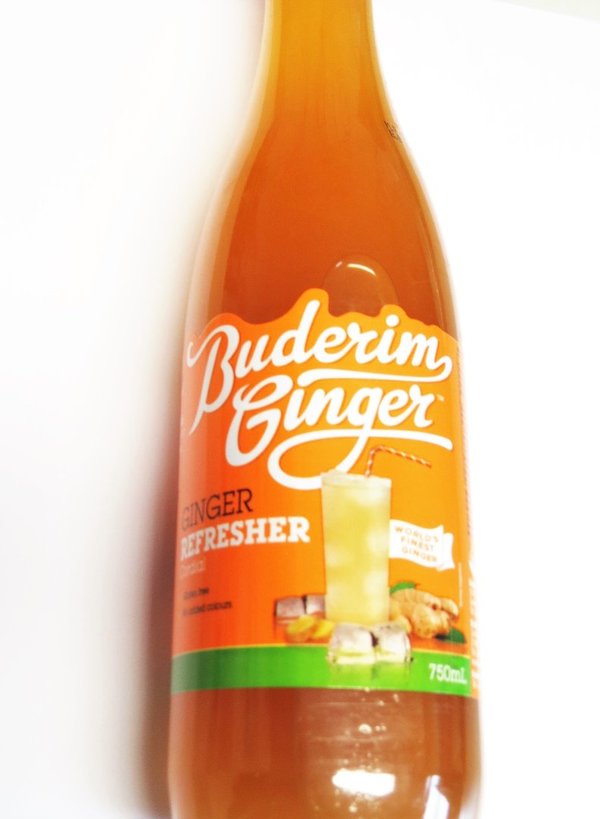 Ginger refresher - Ingwer Sirup (Inhalt 750ml) - Buderim