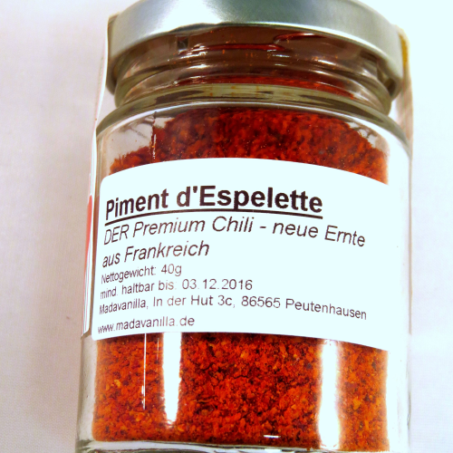 50g Piment d'Espelette - im Aroma GLAS