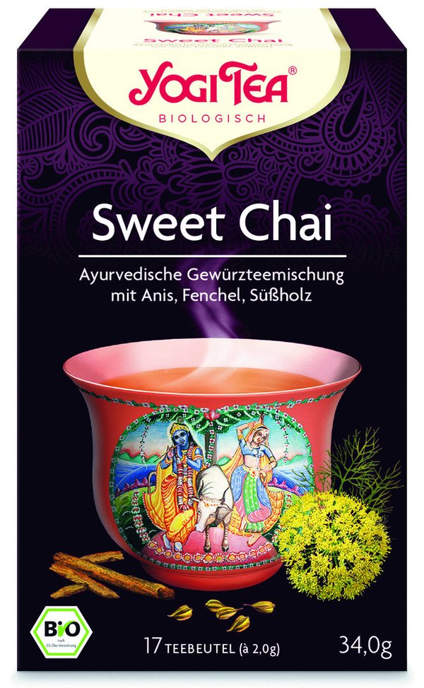 Yogi Tea Sweet CHAI - 17 Tee Beutel - Yogi Tea - Sonderpeis MHD überschritten