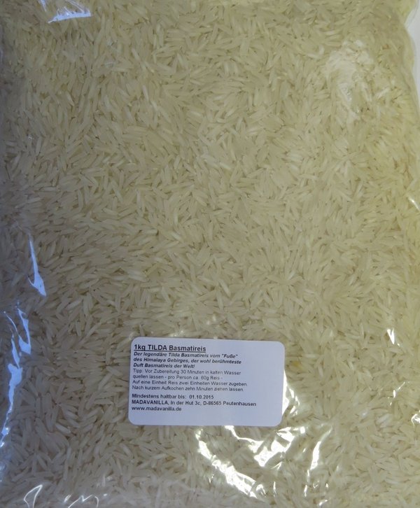 Tilda Basmati Reis - Beste Qualität 1kg
