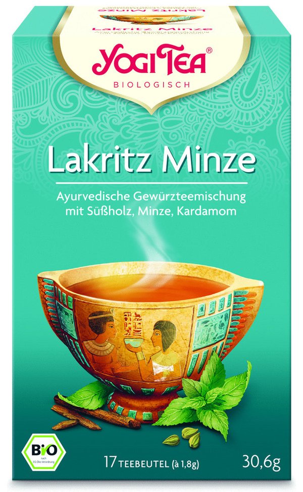 Yogi Tea Lakritz Minze -  Yogi Tea, 17 Teebeutel Bio