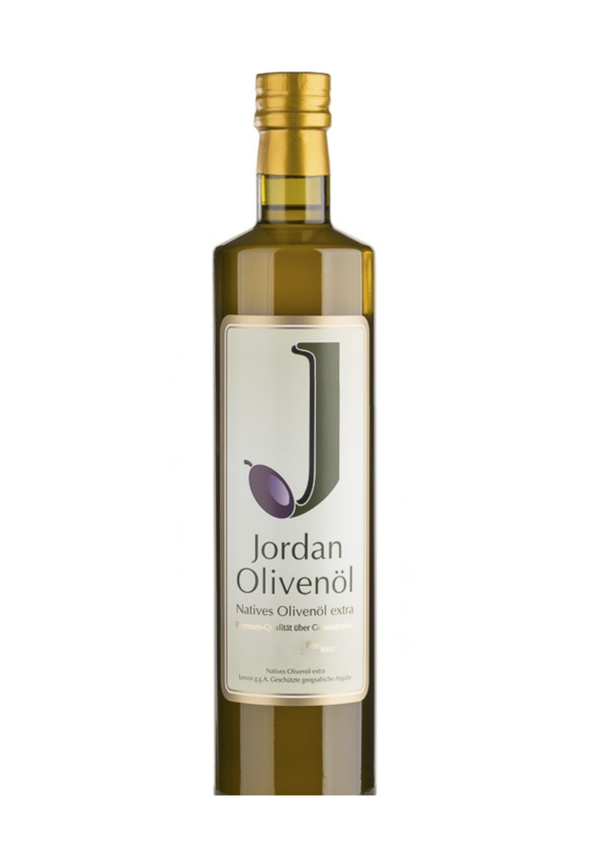 Jordan Olivenöl - Flasche 0,5 Liter - Natives Olivenöl extra - 1. Güteklasse