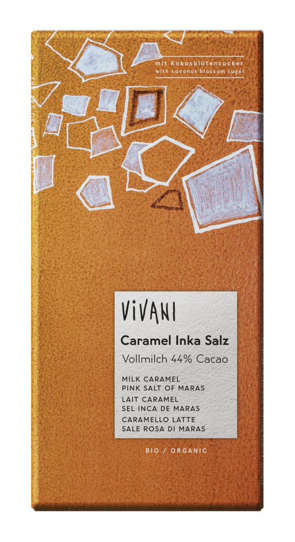 80g Vivani Caramel Inka Salz - Vivani Bio Schokolade - neu!