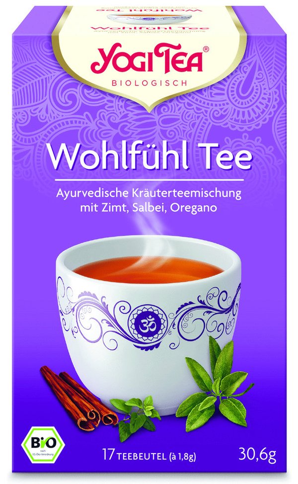 Wohlfühl Tea Yogi Tea Bio, 17 Teebeutel