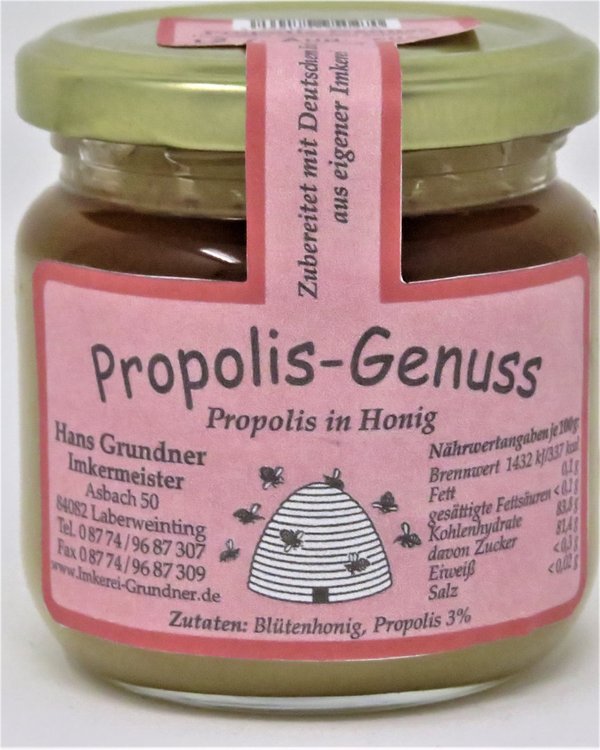 250g Propolis im Honig - Propolis-Genuss