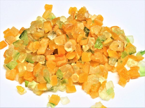 100g Orangeat und Zitronade Würfel Mischung (für Stollen, Panettone)