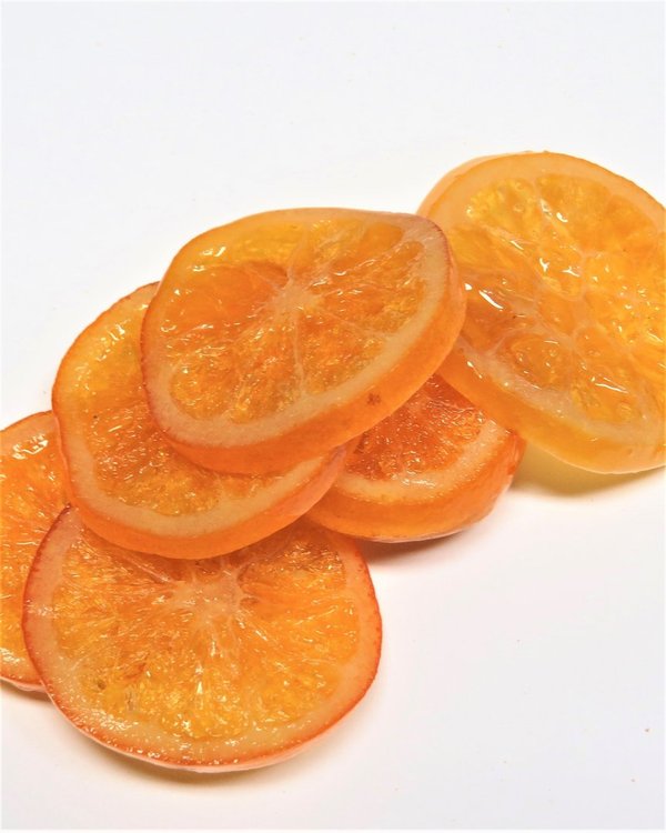 Orangenscheiben kandiert und glasiert 100g