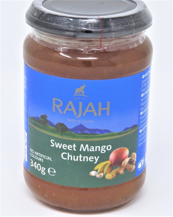 340g RAJAH Süßes Mango-Chutney / Sweet Mango Chutney