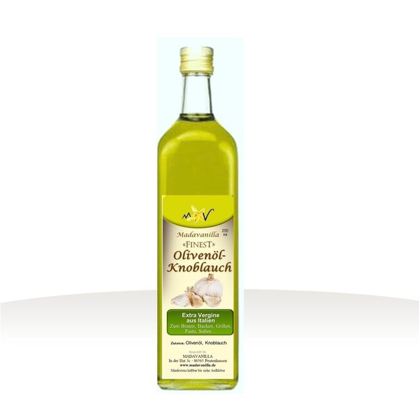 Olivenöl Knoblauch aus Italien extra vergine erste Kaltpressung 250ml