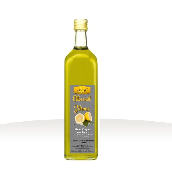 Olivenöl Limone Zitrone aus Italien extra vergine erste Kaltpressung