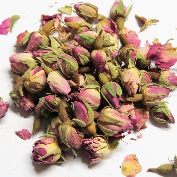 Bio ROSENKNOSPEN getrocknet Rosenblüten Tee ganz 30g - DE-ÖKO-005