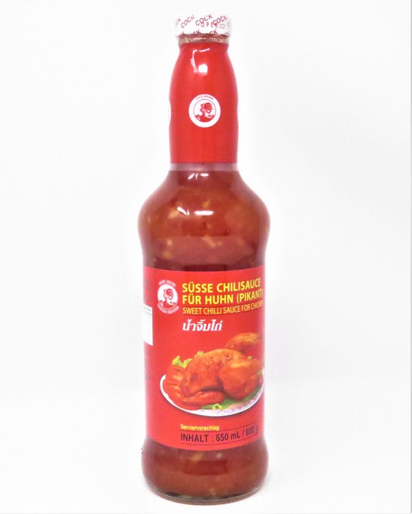 Cock Brand Süße Chilisauce für Huhn 650ml - groß