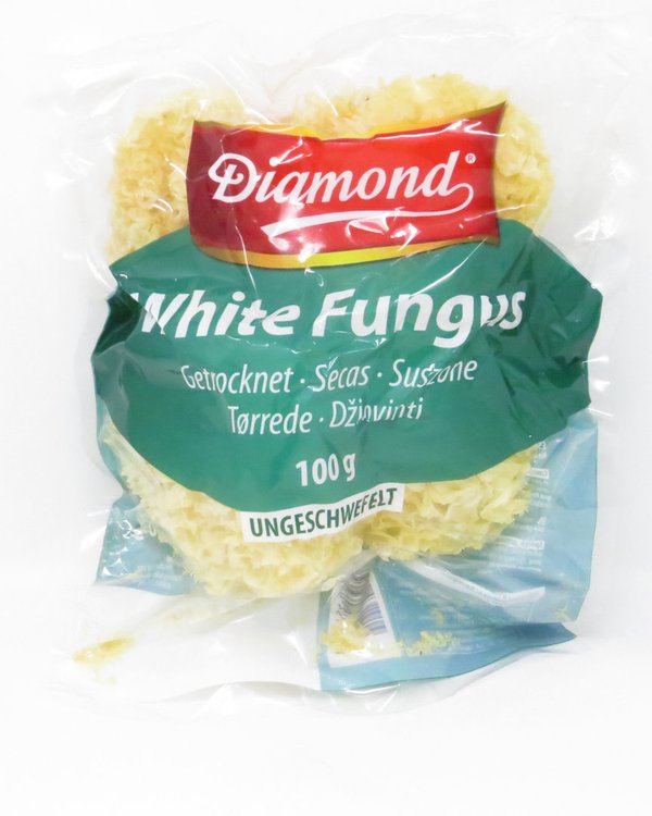 Diamond White Fungus Pilz weisser Pilz Morcheln getrocknet 100g